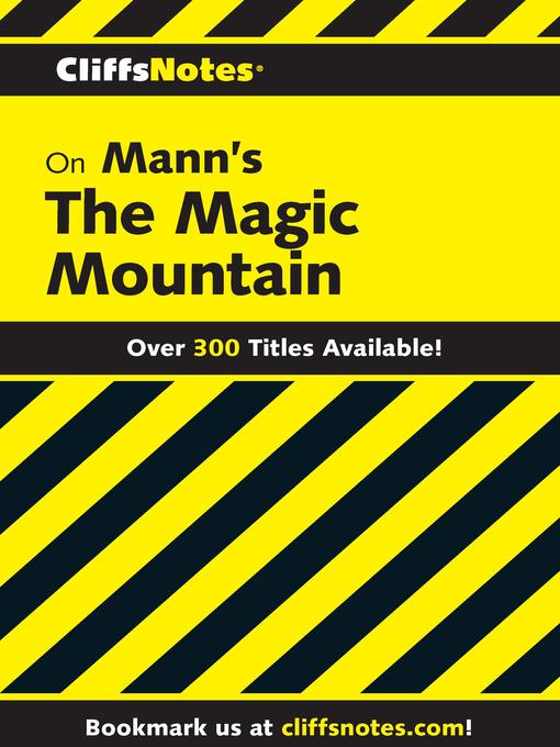 Title details for CliffsNotes on Mann's the Magic Mountain by Herberth Czermak - Available